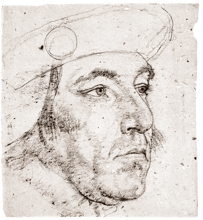  Nicolai Ivanovich Fechin —— 临摹荷尔拜因的素描 (3)